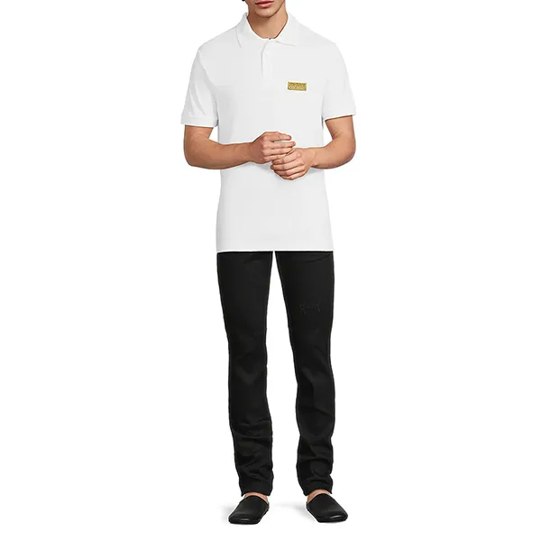Áo Polo Nam Versace Jeans Couture 0400021196583 Màu Trắng Size L - Thời trang - Vua Hàng Hiệu