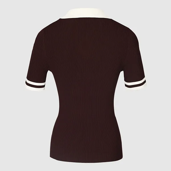 Áo Polo Nữ Chester Charles With Logo CW602KM0479P6 Màu Nâu Chocolate Size S - Thời trang - Vua Hàng Hiệu
