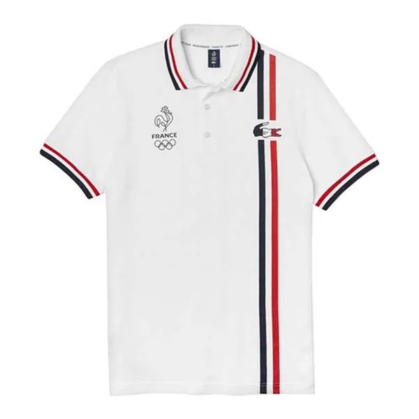 Áo Polo Nữ Lacoste France Olympic Edition White Cotton Shirt Màu Trắng Size 40 - Thời trang - Vua Hàng Hiệu