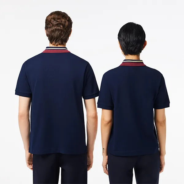 Áo Polo Unisex Lacoste Roland Garros Polo Shirt PH7901 10 166 Màu Xanh Navy Size 3
