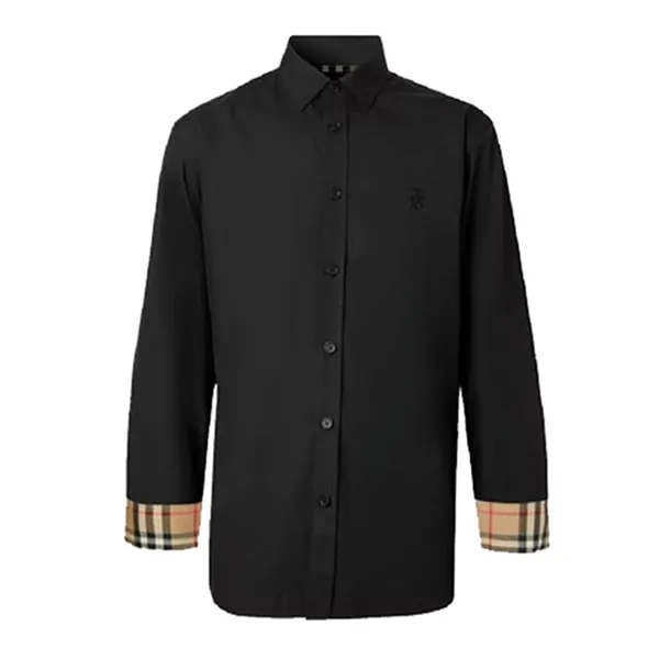 Áo Sơ Mi Nam Burberry Sherwood Shirt 80323051 Black Màu Đen Size XS - Thời trang - Vua Hàng Hiệu