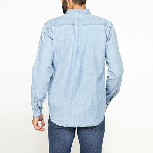 Áo Sơ Mi Nam Carrera Jeans Classic Shirt 205A1005A_500-1 Màu Xanh Nhạt Size M - Thời trang - Vua Hàng Hiệu