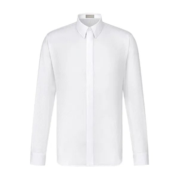Áo Sơ Mi Nam Dior Oblique Shirt White Cotton Jacquard 013C502A4743_C080 Màu Trắng Size 38 - Thời trang - Vua Hàng Hiệu