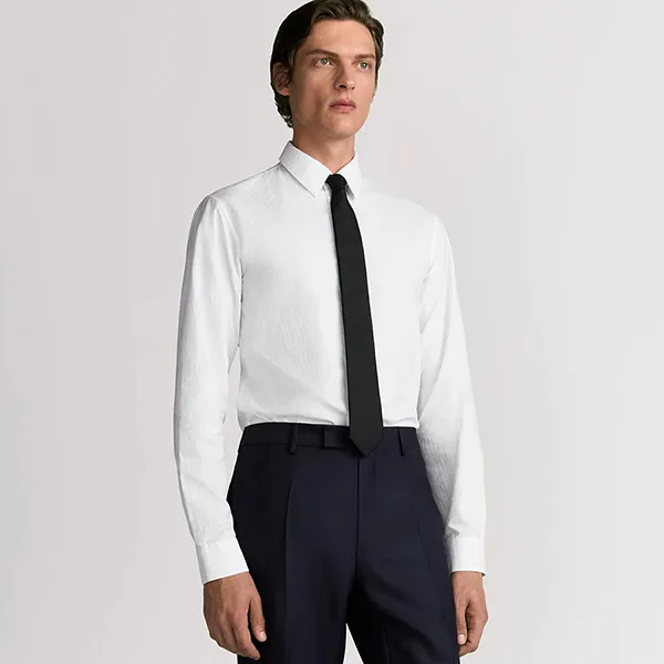 Áo Sơ Mi Nam Dior Oblique Shirt White Cotton Jacquard 013C502A4743_C080 Màu Trắng Size 38 - Thời trang - Vua Hàng Hiệu