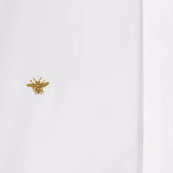 Áo Sơ Mi Nam Dior Shirt With Gold Bee Embroidery Màu Trắng Size 39 - Thời trang - Vua Hàng Hiệu