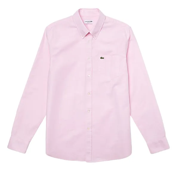 Áo Sơ Mi Nam Lacoste Men's Regular Fit Oxford Cotton Shirt CH2979 51 ADY Màu Hồng Size 39 - Thời trang - Vua Hàng Hiệu