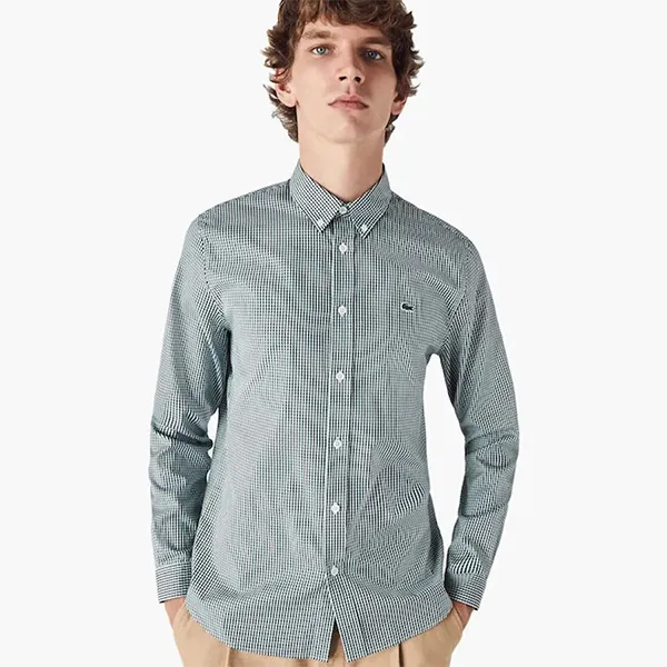 Áo Sơ Mi Nam Lacoste Regular CH29327WJ Phối Màu Size 40 - Thời trang - Vua Hàng Hiệu