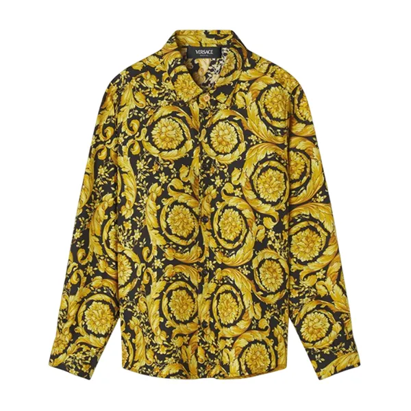 Áo Sơ Mi Trẻ Em Versace Barocco Kids Silk Shirt 1018405 1A11195 5B000 Màu Vàng Size 14Y - Thời trang - Vua Hàng Hiệu
