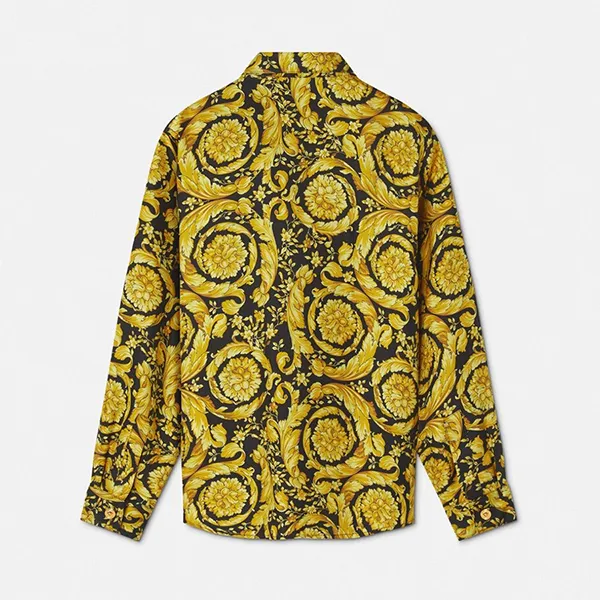 Áo Sơ Mi Trẻ Em Versace Barocco Kids Silk Shirt 1018405 1A11195 5B000 Màu Vàng Size 14Y - Thời trang - Vua Hàng Hiệu