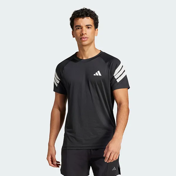 Áo Thun Nam Adidas 3 Sọc Icon JW9729 Tshirt Màu Đen Size XS - Thời trang - Vua Hàng Hiệu