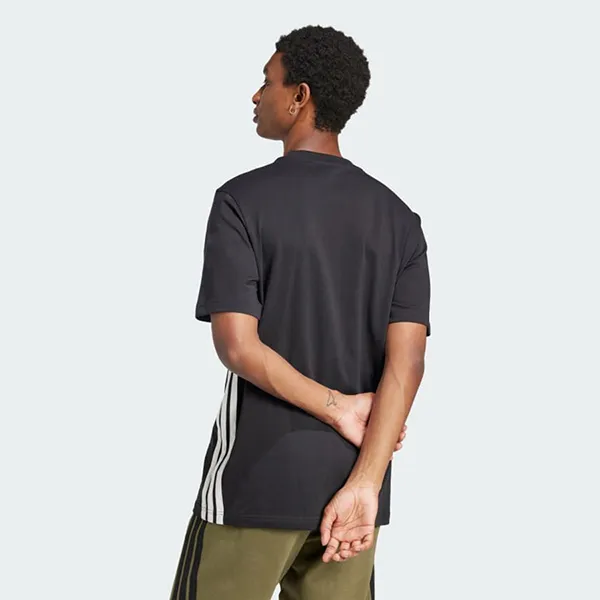 Áo Thun Nam Adidas Essentials 3Stripes Single Jersey T-Shirt JD1906 Màu Đen Size S - Thời trang - Vua Hàng Hiệu