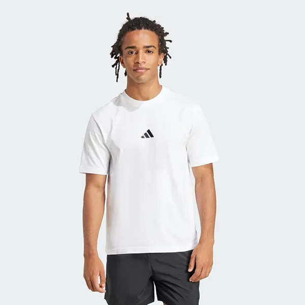 Áo Thun Nam Adidas Essentials Small Logo T-Shirt JF1092 Màu Trắng Size XS - Thời trang - Vua Hàng Hiệu