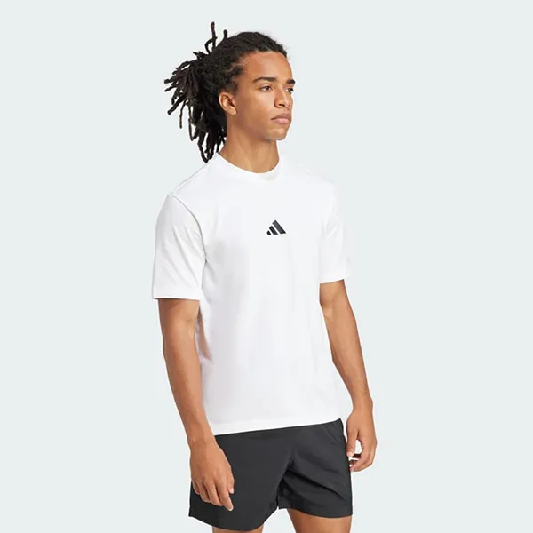 Áo Thun Nam Adidas Essentials Small Logo T-Shirt JF1092 Màu Trắng Size XS - Thời trang - Vua Hàng Hiệu