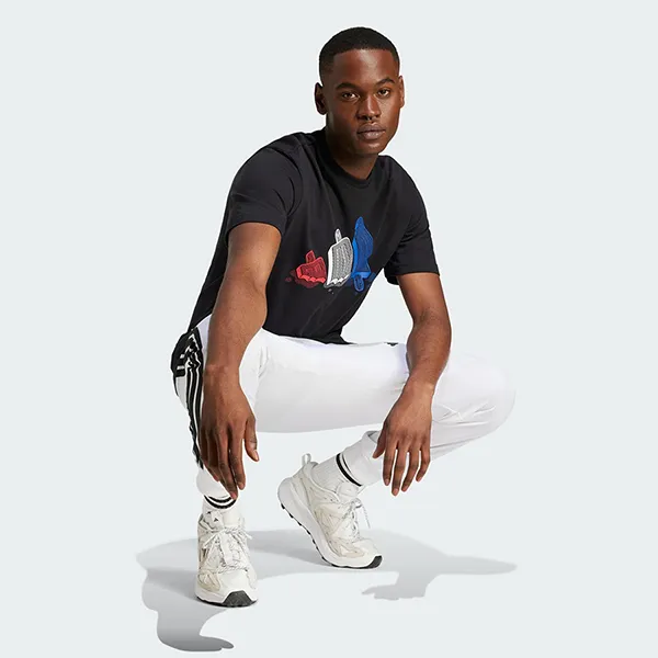 Áo Thun Nam Adidas Graphic Lounge Ice JI6742 Tshirt Màu Đen Size XS - Thời trang - Vua Hàng Hiệu