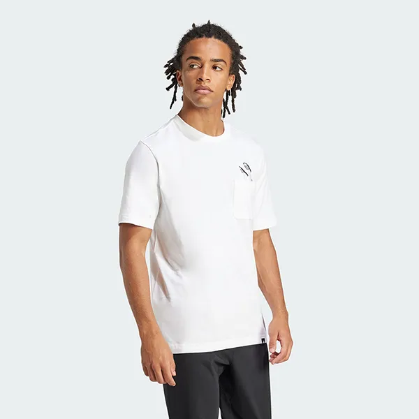 Áo Thun Nam Adidas Lounge Graphic Slides JC5282 Tshirt Màu Trắng Size XS - Thời trang - Vua Hàng Hiệu