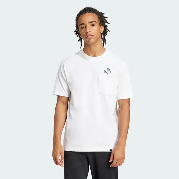 Áo Thun Nam Adidas Lounge Graphic Slides JC5282 Tshirt Màu Trắng Size XS - Thời trang - Vua Hàng Hiệu