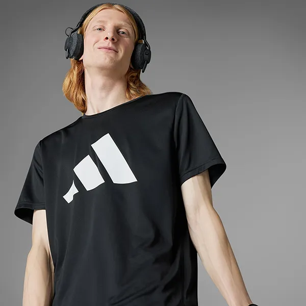 Áo Thun Nam Adidas Run It IL7235 Tshirt Màu Đen Size S - Thời trang - Vua Hàng Hiệu