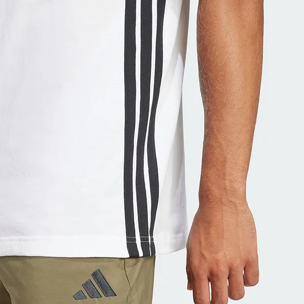 Áo Thun Nam Adidas Single Jersey 3 Sọc Essentials JE6388 Tshirt Màu Trắng Size XS - Thời trang - Vua Hàng Hiệu