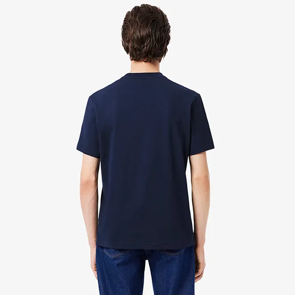 Áo Thun Nam Lacoste Men's Embroidered Badge TH0027 166 Tshirt Màu Xanh Navy Size 3 - Thời trang - Vua Hàng Hiệu