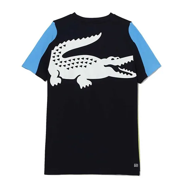 Áo Thun Nam Lacoste Men's Sport Crocodile Print Tennis T-Shirt TH9417 Màu Xanh/Vàng - Thời trang - Vua Hàng Hiệu