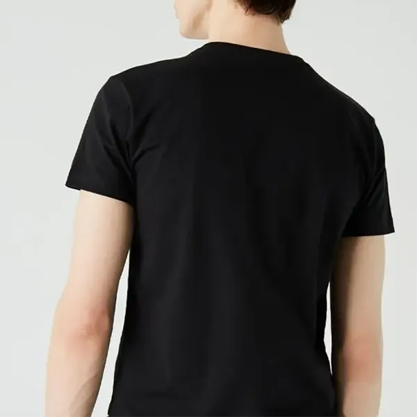 Áo Thun Nam Lacoste Men's T-Shirts Regular Màu Đen Size 3