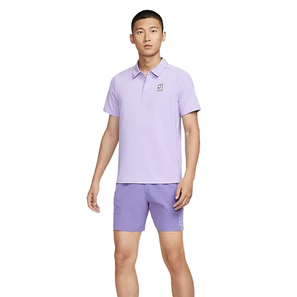 Áo Thun Nam Nike Men's Court Advantage Dri-Fit Quick Dry Tennis Lapel T-Shirt FZ6908-515 Màu Tím Size M - Thời trang - Vua Hàng Hiệu
