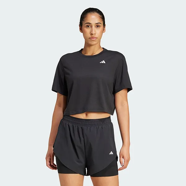 Áo Thun Nữ Adidas Boxy Train Essentials T-Shirt JC9555 Màu Đen Size S - Thời trang - Vua Hàng Hiệu