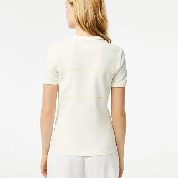 Áo Thun Nữ Lacoste Women’s Made In France Organic Cotton Piqué Tshirt TF5596-70V Màu Trắng Size 3 - Thời trang - Vua Hàng Hiệu