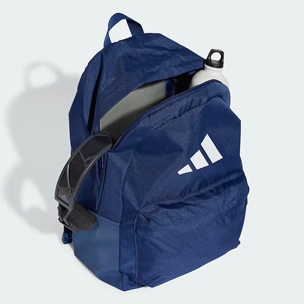 Balo Adidas Logo 3 Bar Classic IS7049 Màu Xanh Blue - Túi xách - Vua Hàng Hiệu