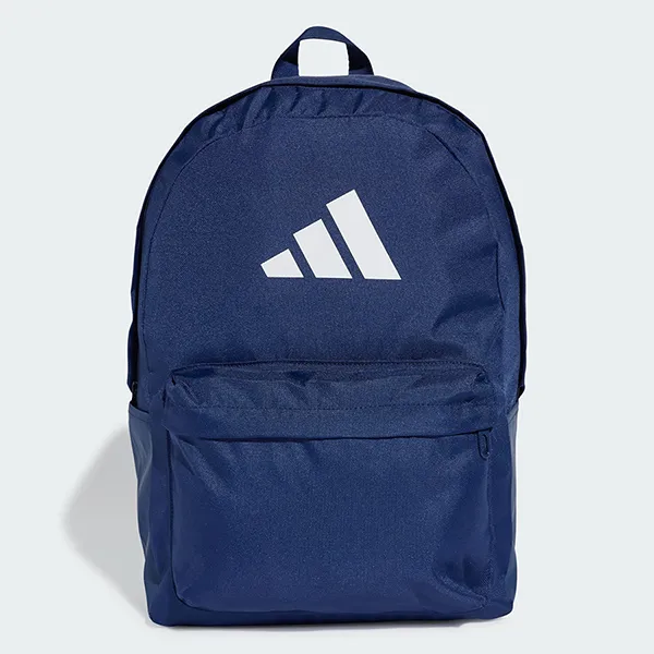 Balo Adidas Logo 3 Bar Classic IS7049 Màu Xanh Blue - Túi xách - Vua Hàng Hiệu
