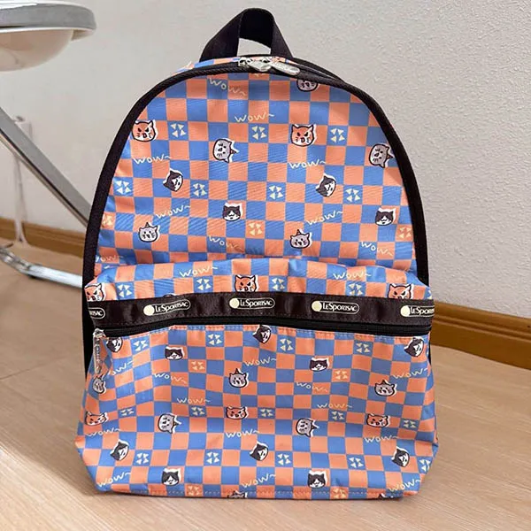 Balo LeSportsac Route Backpack LeSportsac X Douya Blue/ Orange Màu Xanh - Cam