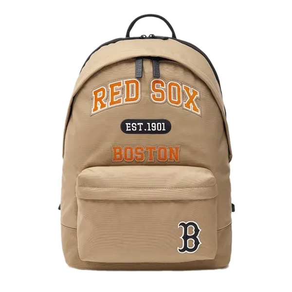 Balo MLB Rectangular Varsity Nylon Backpack 3ABKM024N Màu Be - Túi xách - Vua Hàng Hiệu