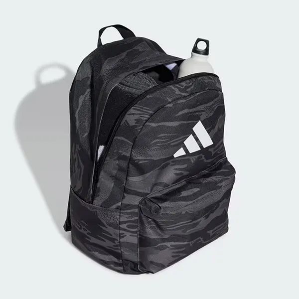 Balo Unisex Adidas Classic Graphic JF6086 Màu Đen Xám