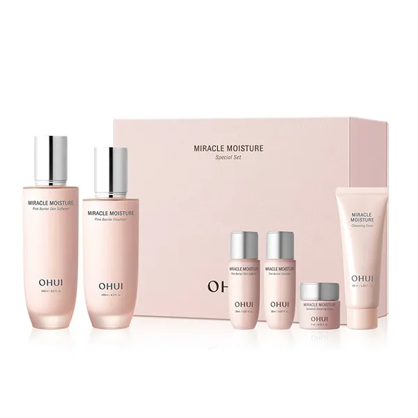 Bộ Dưỡng Da Ohui Miracle Moisture Pink Barrier 2PCS Set 6 Món - Mỹ phẩm - Vua Hàng Hiệu