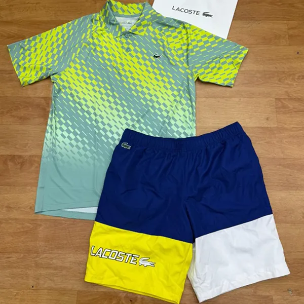 Bộ Quần Áo Cộc Tay Nam Lacoste Men's Tennis Phối Màu Size 4 - Thời trang - Vua Hàng Hiệu