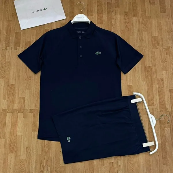 Bộ Quần Áo Cộc Tay Nam Lacoste Men's Ultra-Dry Màu Xanh Navy Size 3 - Thời trang - Vua Hàng Hiệu