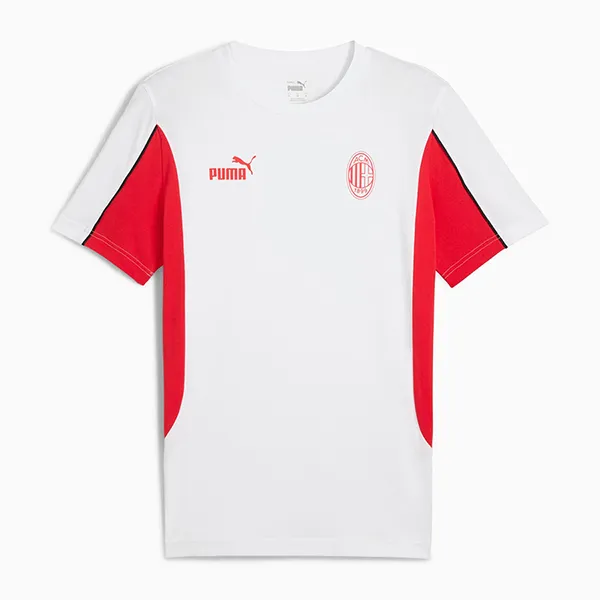 Bộ Quần Áo Cộc Tay Nam Puma AC Milan Ftblarchive Màu Đen/Trắng Size S (Form Âu) - Thời trang - Vua Hàng Hiệu