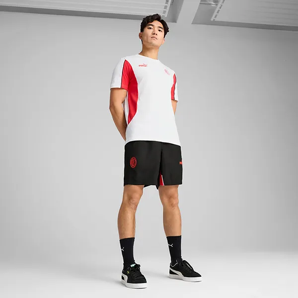 Bộ Quần Áo Cộc Tay Nam Puma AC Milan Ftblarchive Màu Đen/Trắng Size S (Form Âu) - Thời trang - Vua Hàng Hiệu