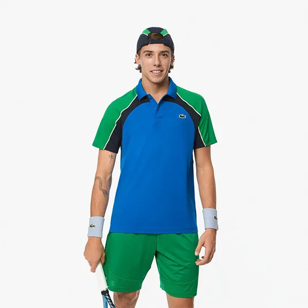 Bộ Quần Áo Thể Thao Nam Lacoste Men's Tennis Ultra Dry GH8950/DH8955 Màu Xanh Size 3 - Thời trang - Vua Hàng Hiệu