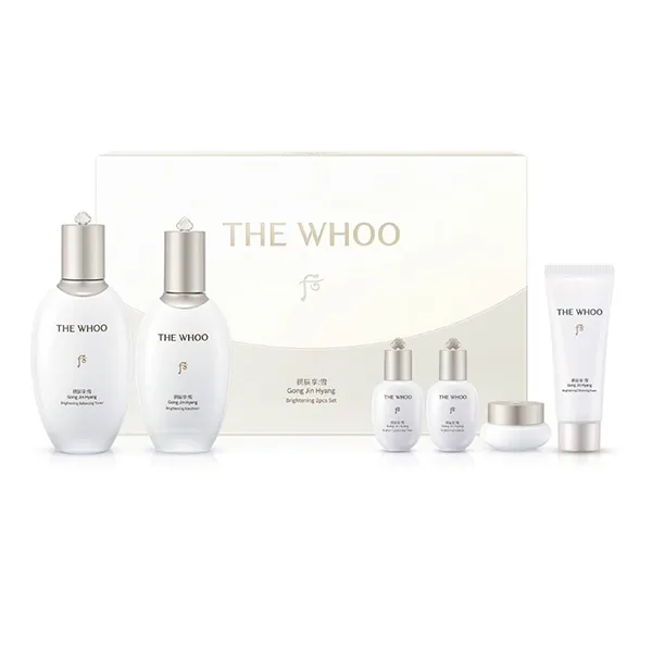 Bộ Sản Phẩm Dưỡng Sáng Da Whoo Gongjinhyang Brightening Special Set 6 Món - Mỹ phẩm - Vua Hàng Hiệu