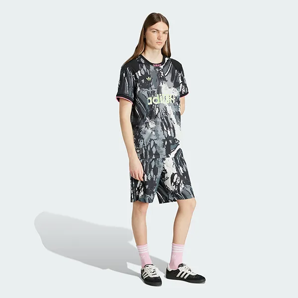 Bộ Thể Thao Adidas Archive AOP KD2351/KD4801 Màu Đen Xám Size XS (Form Âu) - Thời trang - Vua Hàng Hiệu
