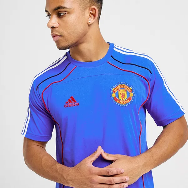 Bộ Thể Thao Nam Adidas Manchester United FC UBP Màu Xanh Size S (Form Âu) - Thời trang - Vua Hàng Hiệu