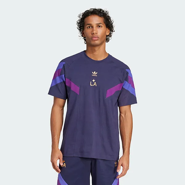 Bộ Thể Thao Nam Adidas LA Galaxy Originals JF2671/JF2674 Màu Xanh Tím Size S (Form Âu) - Thời trang - Vua Hàng Hiệu