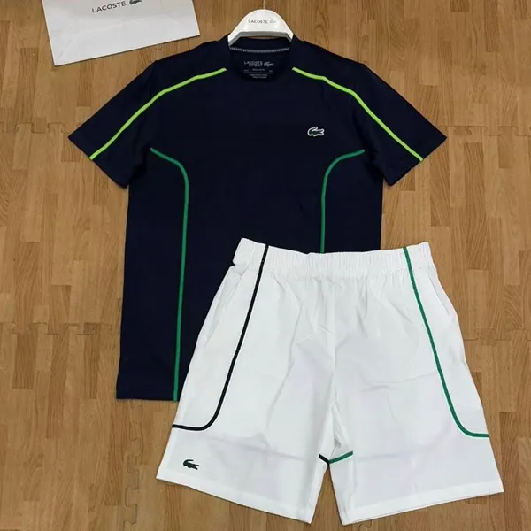 Bộ Thể Thao Nam Lacoste Men's Sport TH7545 166/ GH7460 51 001 Màu Xanh Trắng Size 4 - Thời trang - Vua Hàng Hiệu