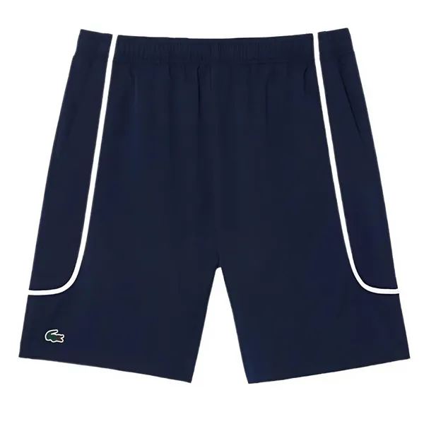Bộ Thể Thao Nam Lacoste Ultra-Dry Logo Stripe Pique Tennis TH7515 522/GH7460 166 Màu Xanh Trắng - Pickleball - Vua Hàng Hiệu