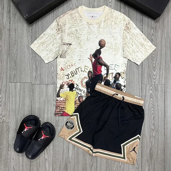 Bộ Thể Thao Nam Nike Air Jordan 85 Sail White Legendary Light Màu Be/Đen Size XS (Form Âu) - Thời trang - Vua Hàng Hiệu