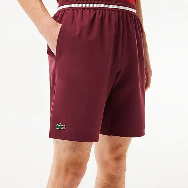 Bộ Thể Thao Nam Tennis/ Pickleball Lacoste Daniil Medvedev Novak Djokovic Sportsuit DH7381-IRW/ GH7413-IXZ Màu Đỏ - Thời trang - Vua Hàng Hiệu