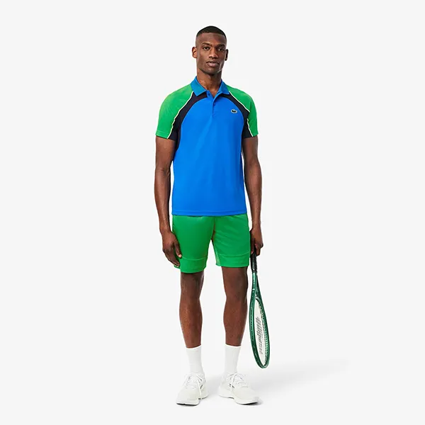 Bộ Thể Thao Nam Tennis/ Pickleball Lacoste Men's Shorts Ultra Dry Stretch Material Màu Xanh - Thời trang - Vua Hàng Hiệu