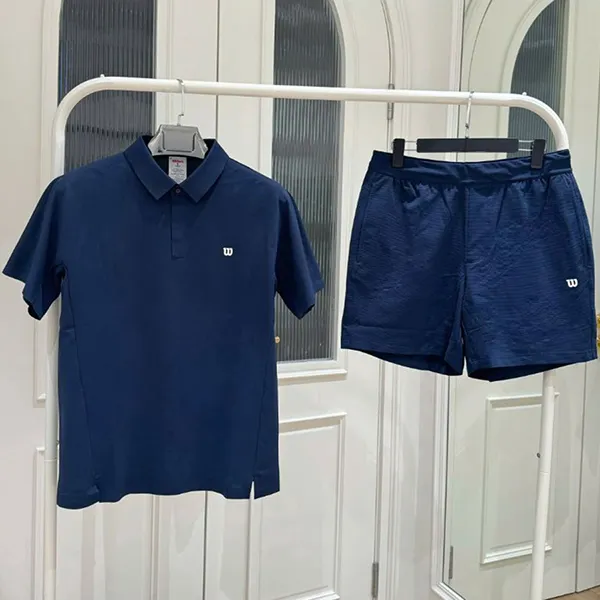 Bộ Thể Thao Nam Wilson Daily All Seasons Màu Xanh Navy Size S (Form Á) - Thời trang - Vua Hàng Hiệu