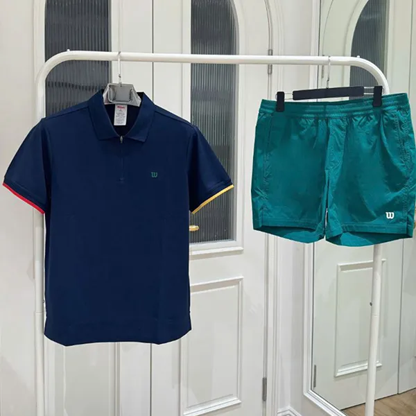 Bộ Thể Thao Nam Wilson Daily All Seasons Màu Xanh Size S (Form Á) - Thời trang - Vua Hàng Hiệu